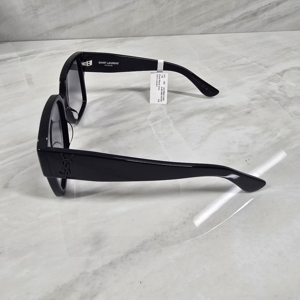 Yves Saint Laurent Black Square Sunglasses - Picture 12 of 16